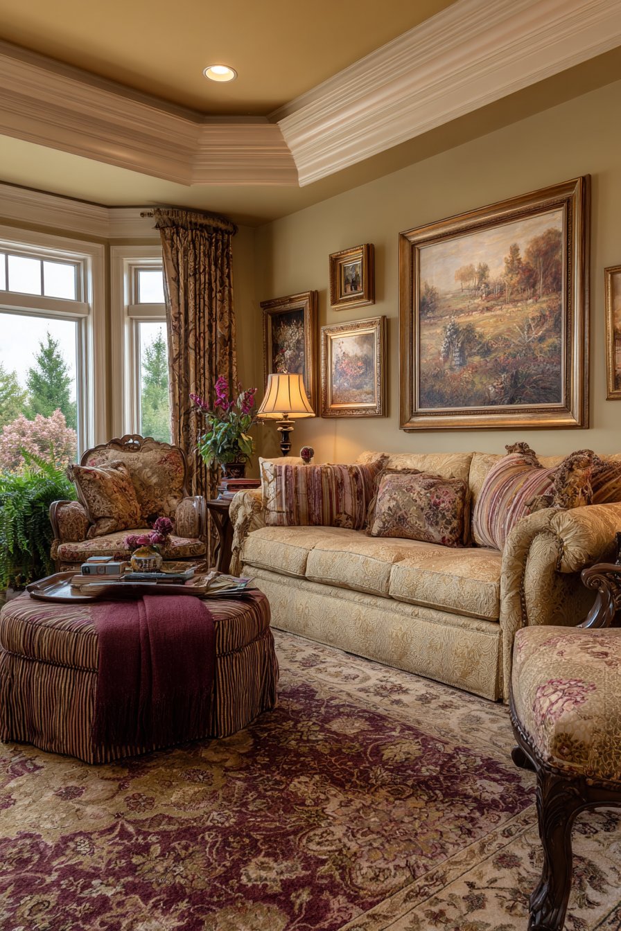 Sophisticated Sage and Cream Color Story with Gallery Wall