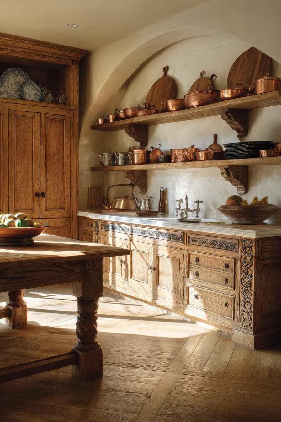 Artisan White Oak Kitchen with Specialized Craftsmanship