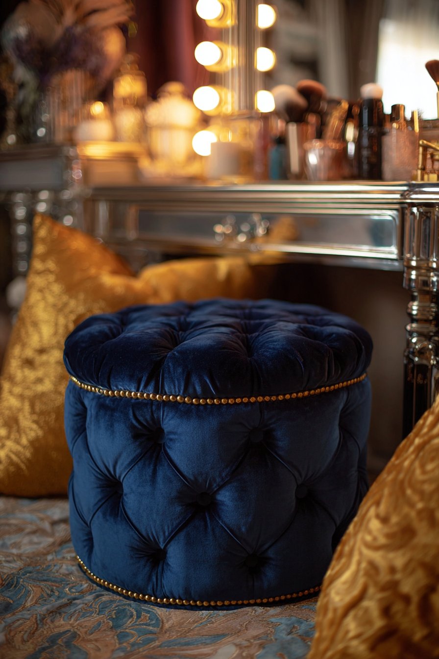  Luxurious Navy and Gold Glamour