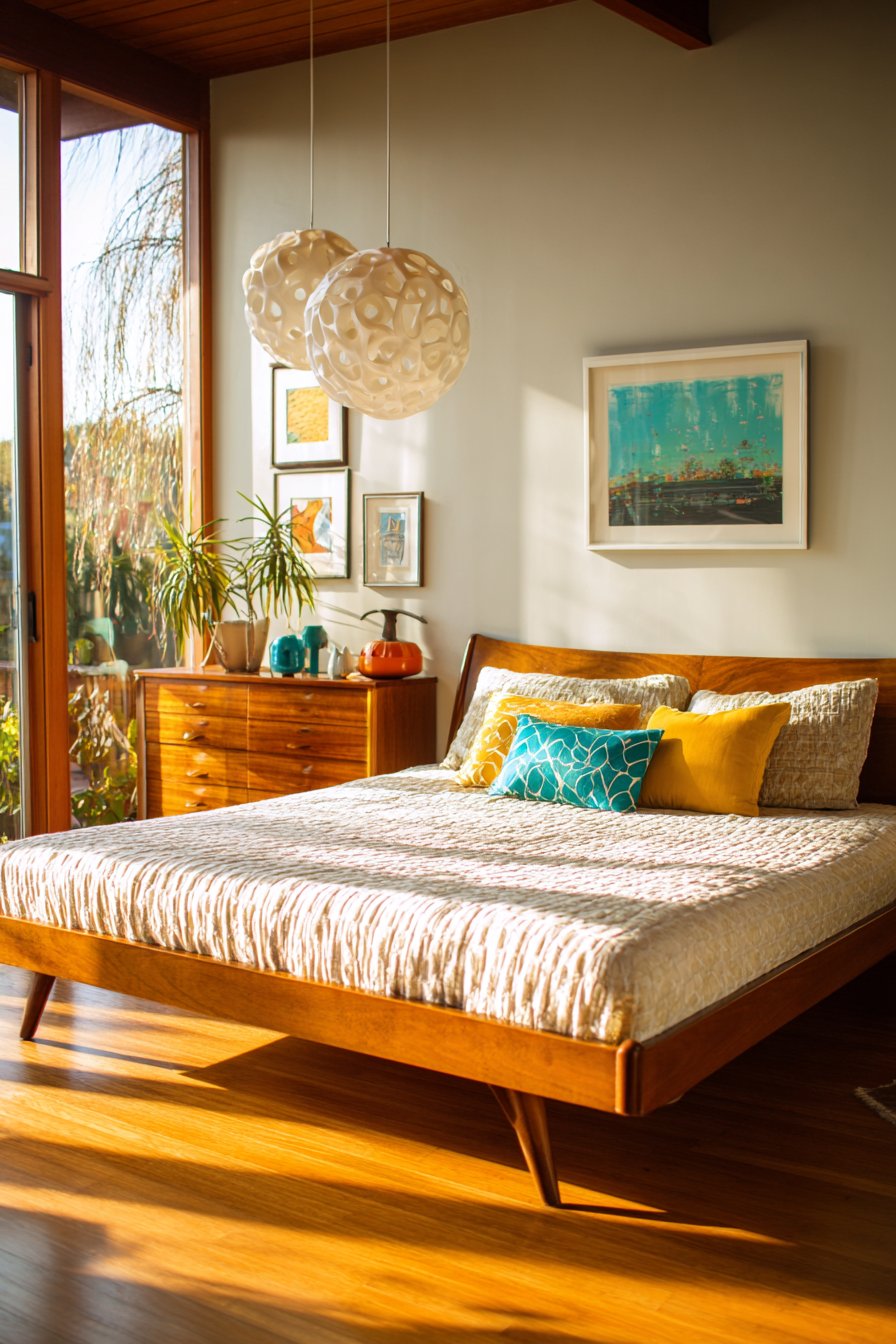 Mid-Century Modern Geometric Harmony