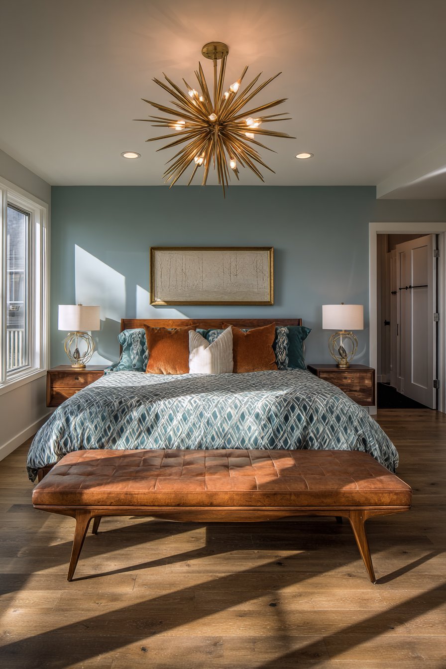 Mid-Century Modern Geometric Harmony