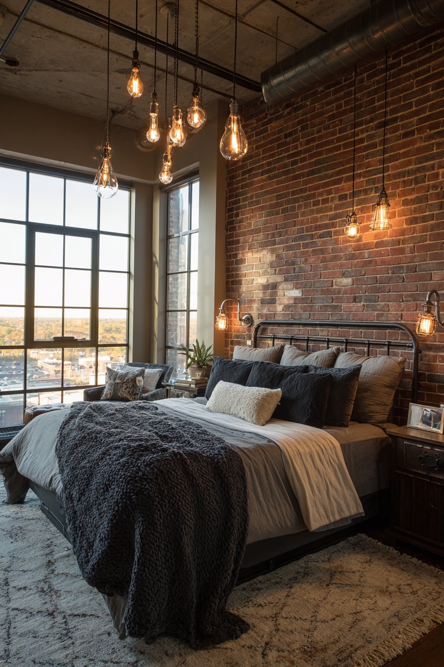 Industrial Loft Edge with Raw Materials