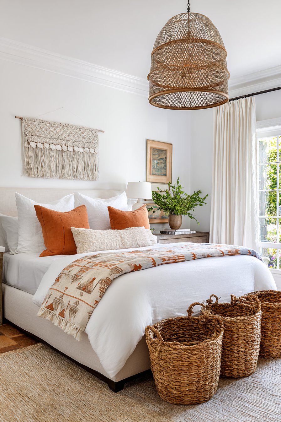 Bohemian-Inspired Master Bedroom