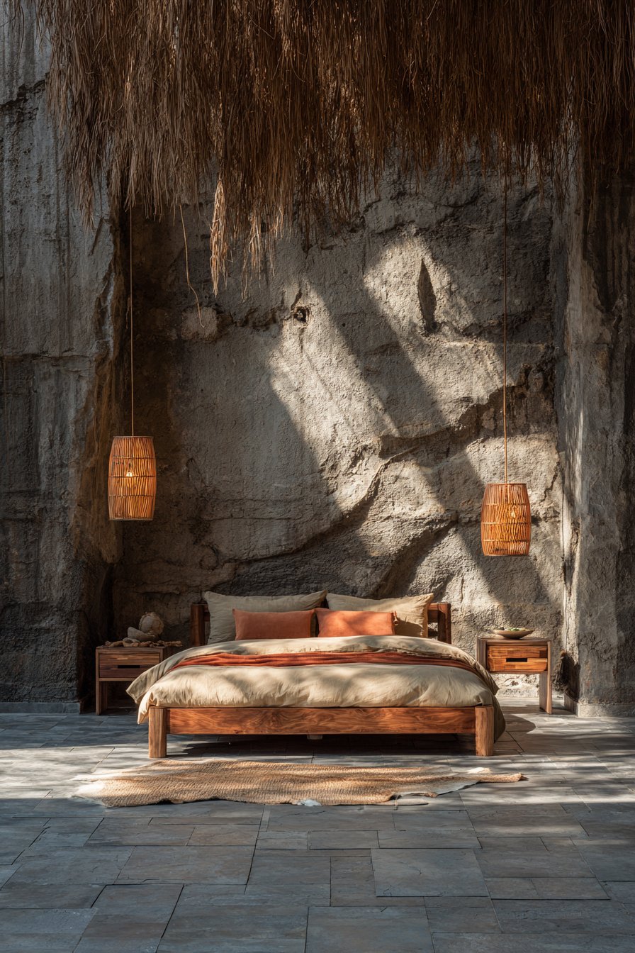 Dried Palm Sculptural Drama