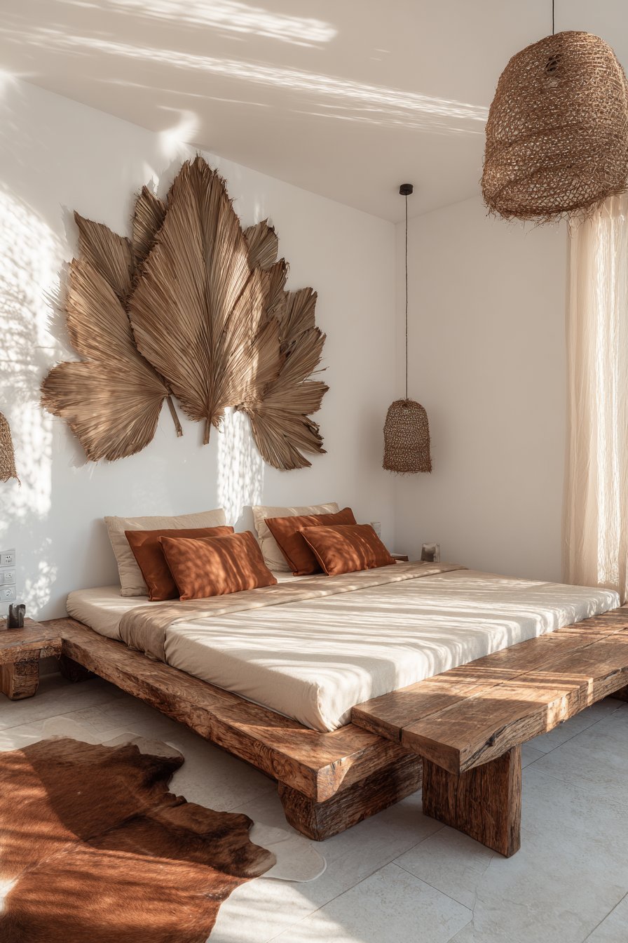 Dried Palm Sculptural Drama