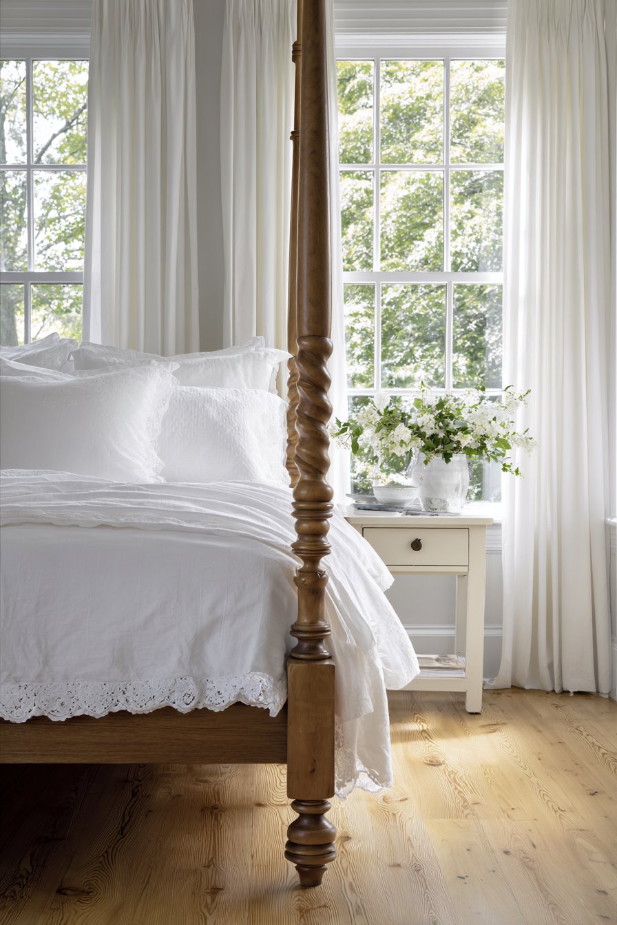 Traditional White Wood Paneling