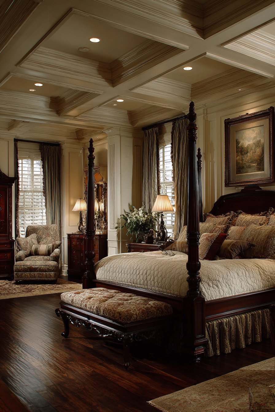 Classic Traditional Master Bedroom