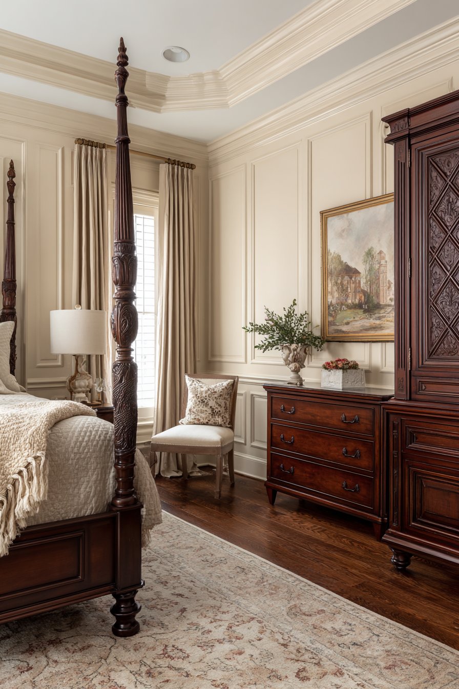 Classic Traditional Master Bedroom
