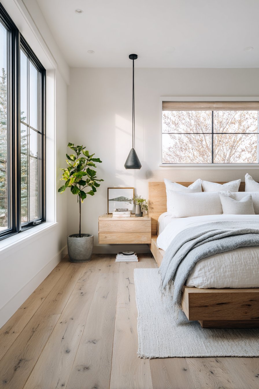 Scandinavian-Inspired Primary Bedroom