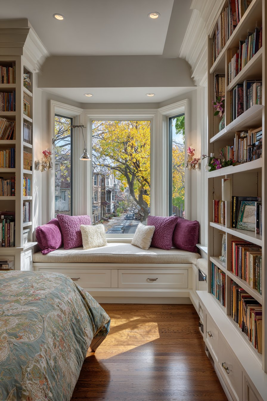 Built-In Reading Nook Paradise