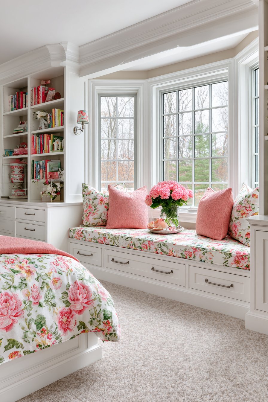 Built-In Reading Nook Paradise