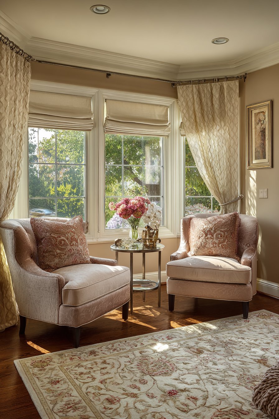 Luxurious Master Bedroom Sitting Area