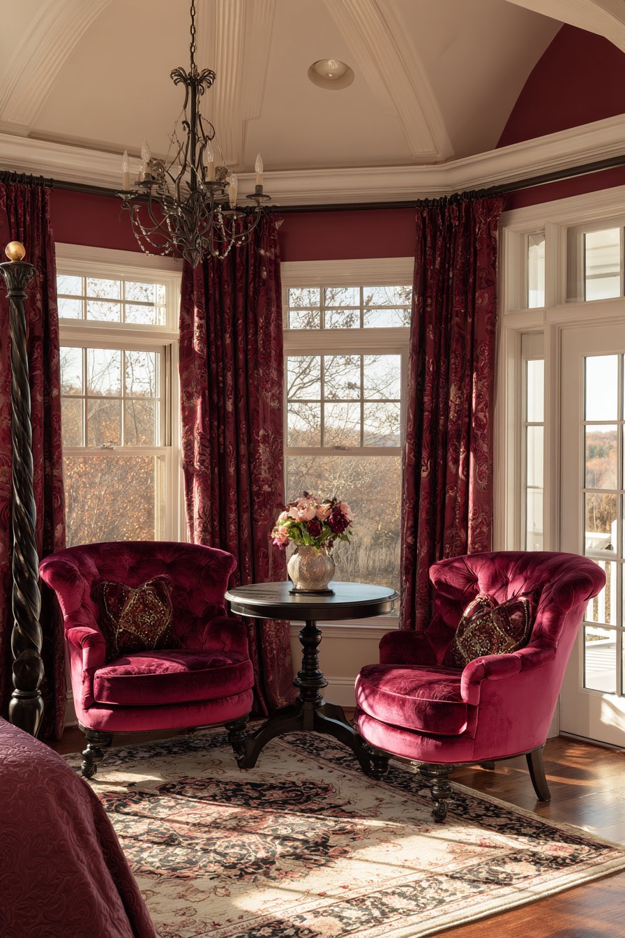 Luxurious Master Bedroom Sitting Area