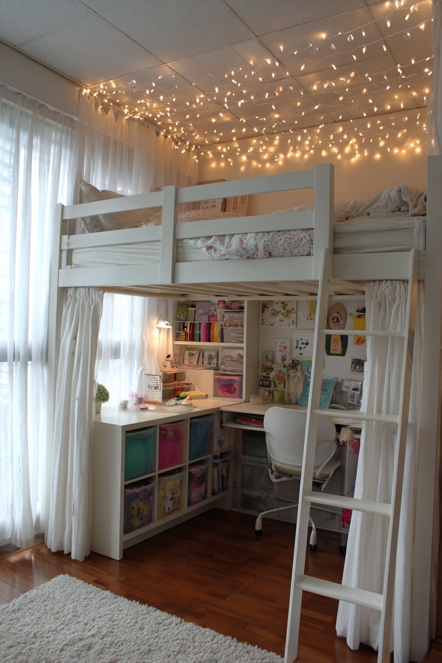 Space-Saving Loft Bed Innovation