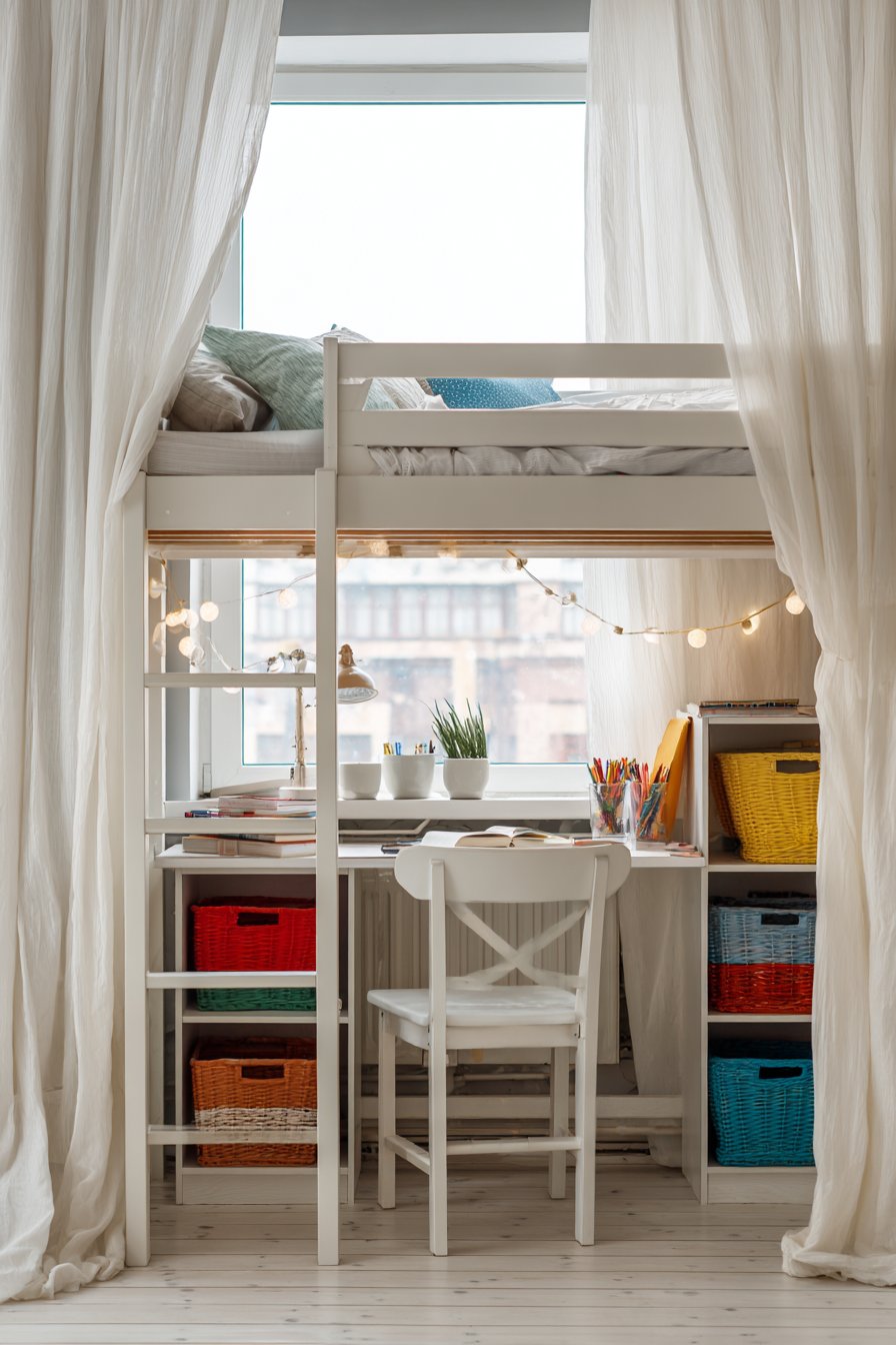 Space-Saving Loft Bed Innovation