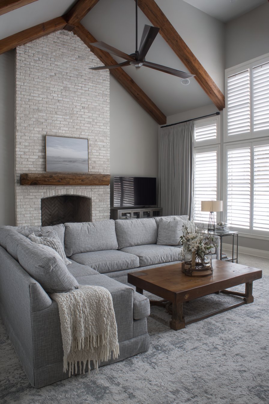 Whitewashed Brick Hearth Haven