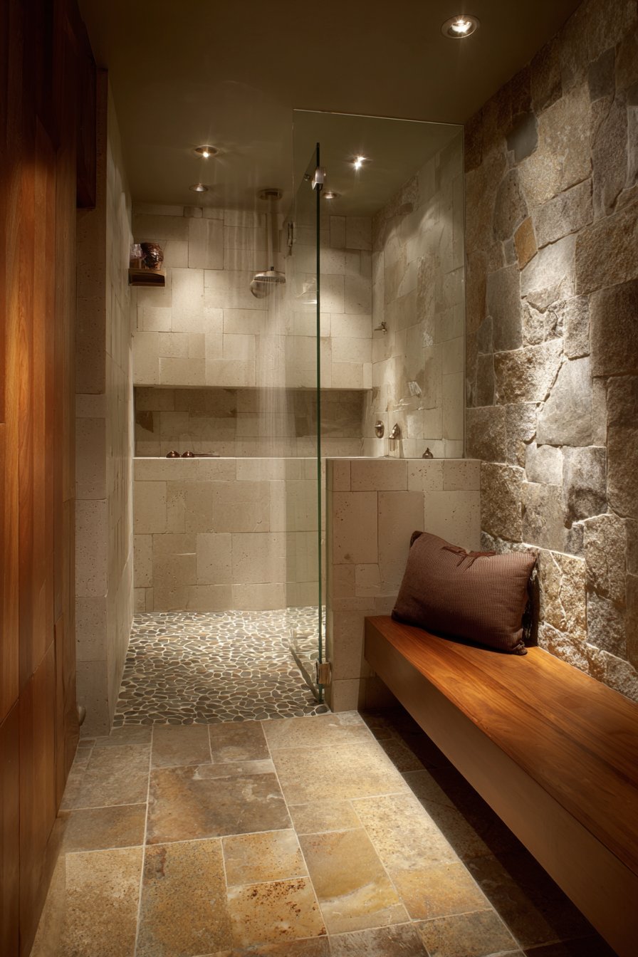 Minimalist Rainfall Shower Retreat