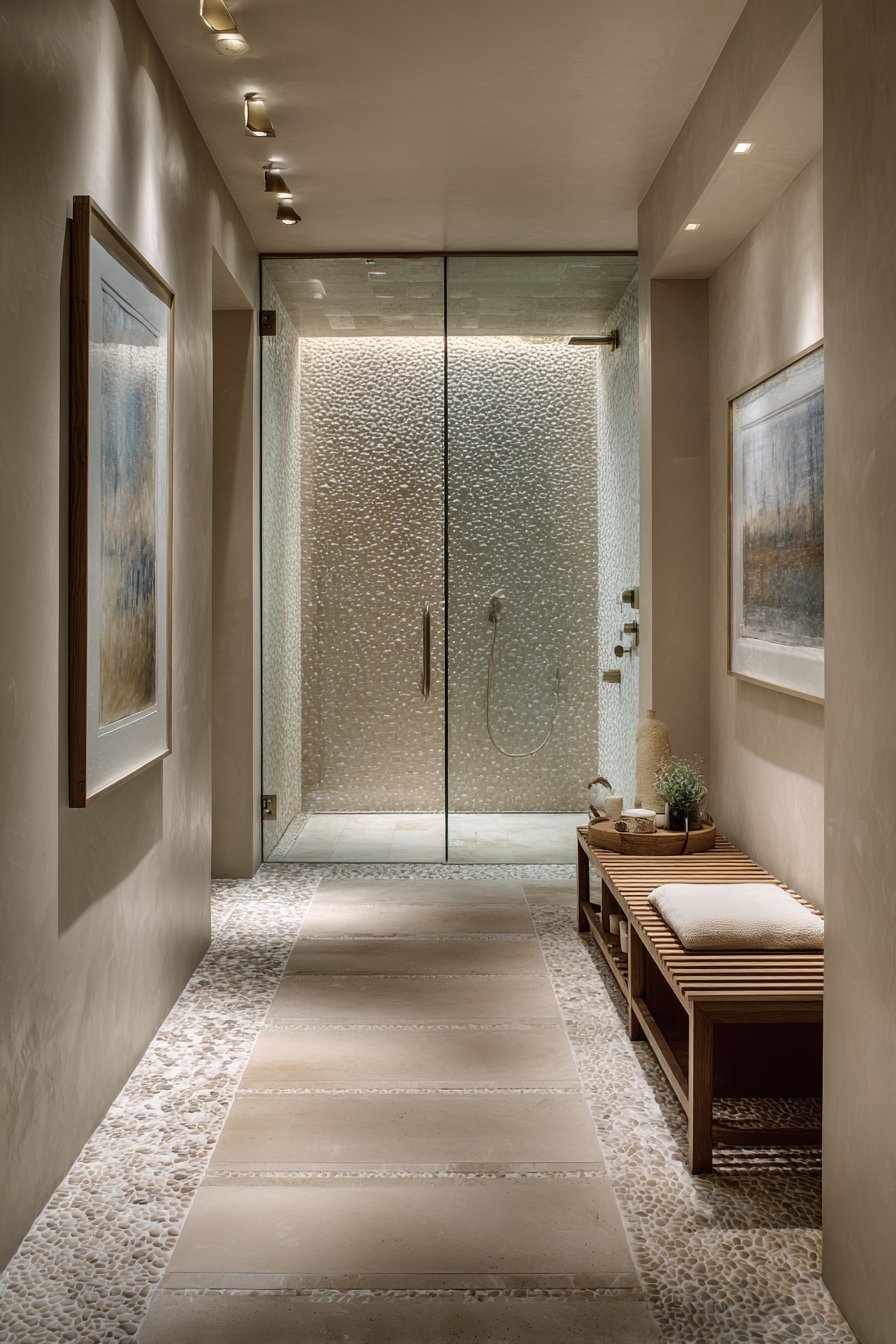 Minimalist Rainfall Shower Retreat