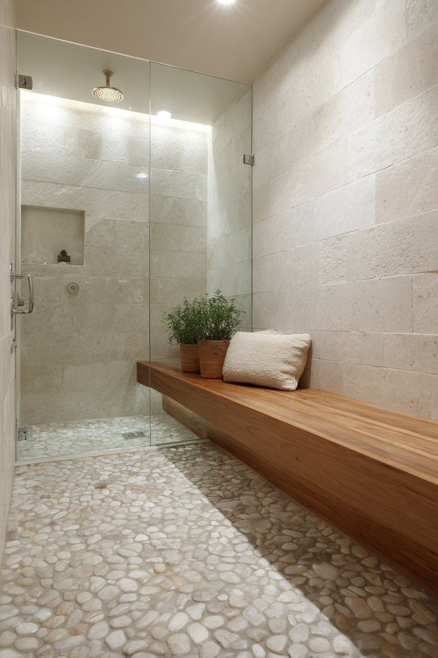 Minimalist Rainfall Shower Retreat