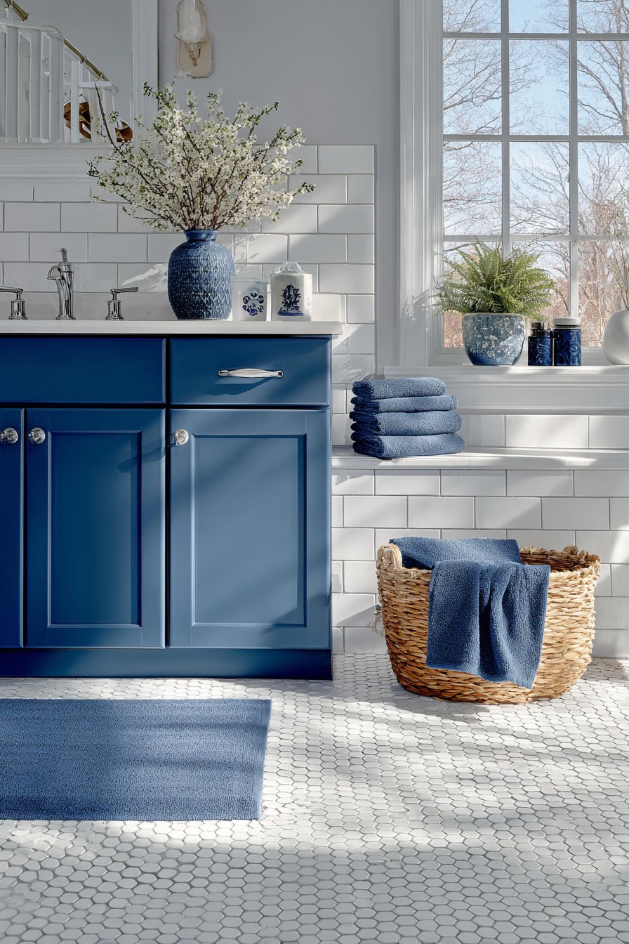 Crisp Coastal Navy and White Retreat