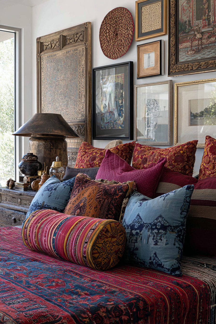 Gallery Wall Bohemian Elegance