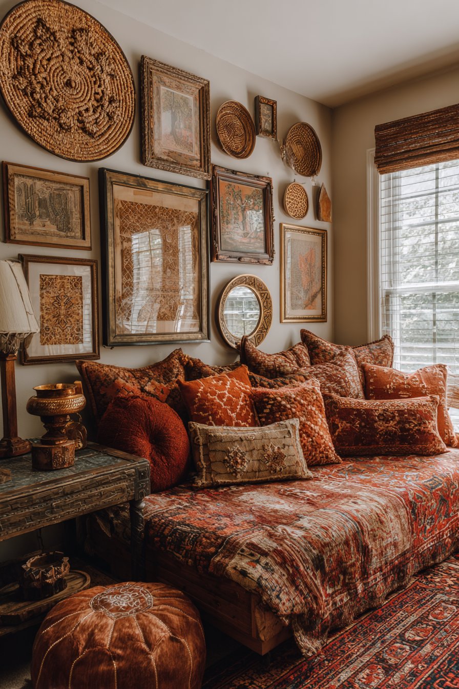 Gallery Wall Bohemian Elegance