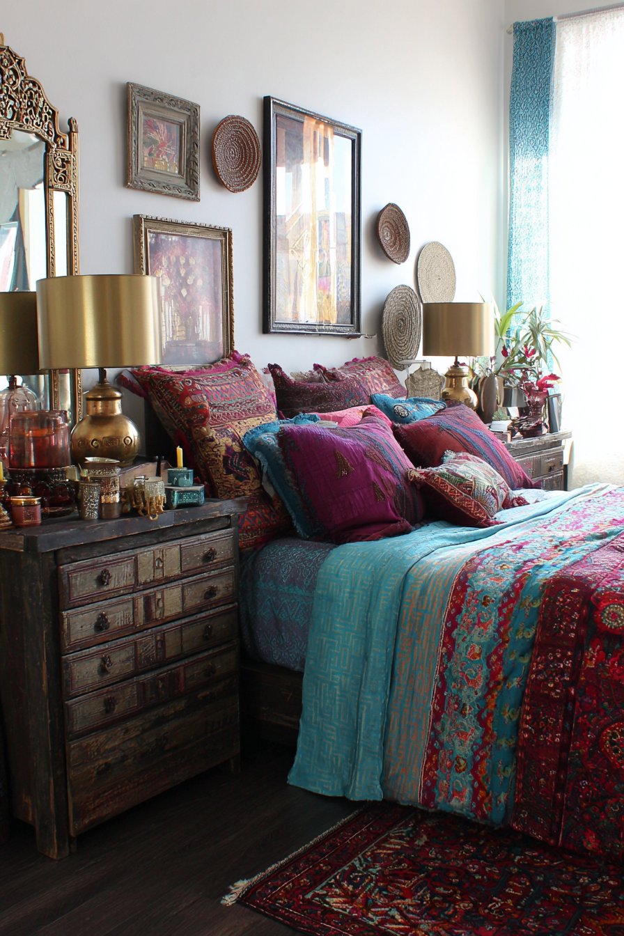 Gallery Wall Bohemian Elegance