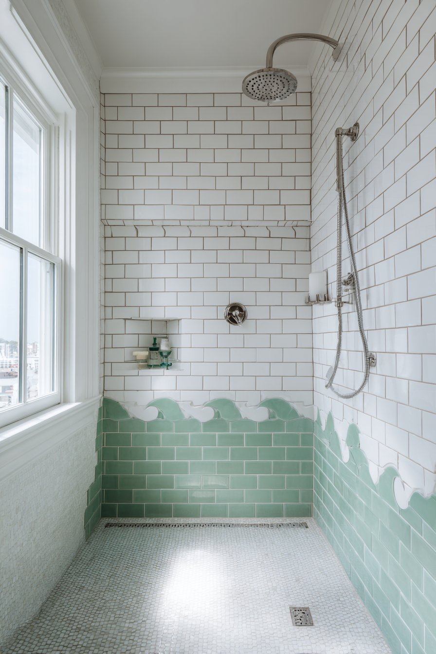 Fresh Subway Tile Shower Sanctuary