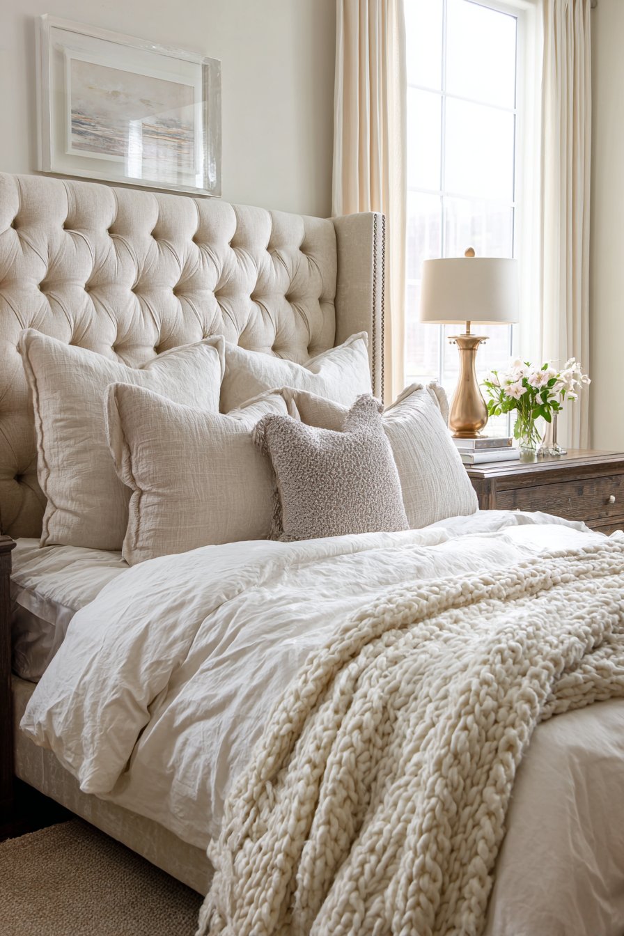 Cozy Champagne Velvet Haven