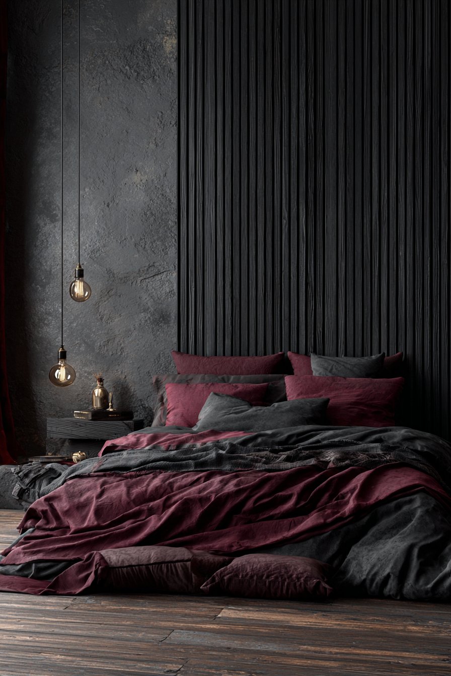 Dramatic Vertical Paneling in Ebony