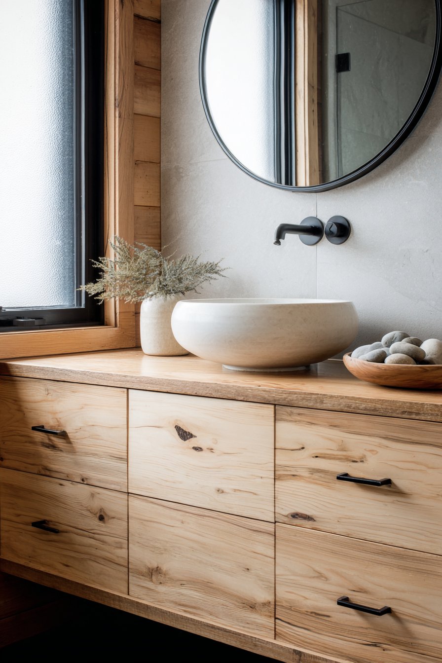 Minimalist Vanity with Seamless Functionality