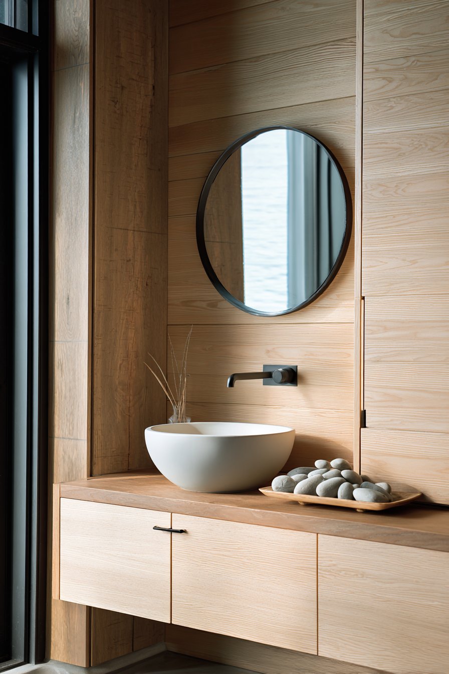 Minimalist Vanity with Seamless Functionality