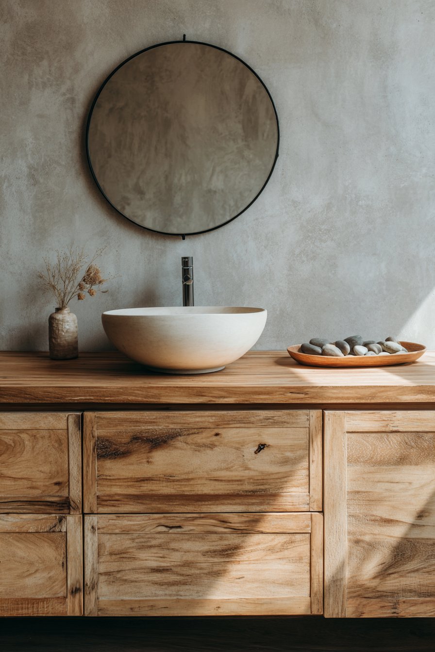 Minimalist Vanity with Seamless Functionality