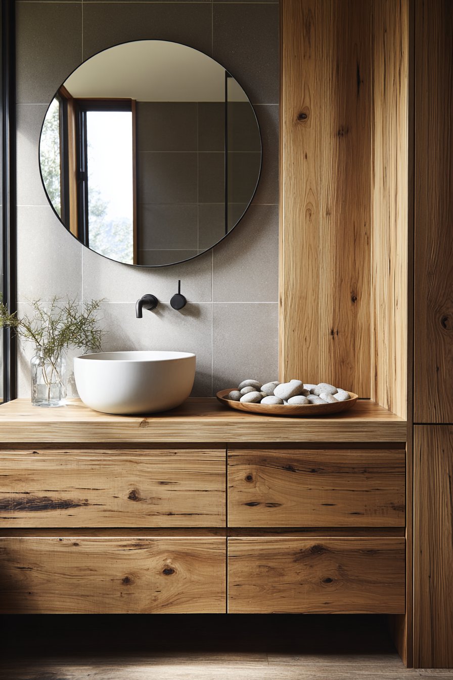 Minimalist Vanity with Seamless Functionality