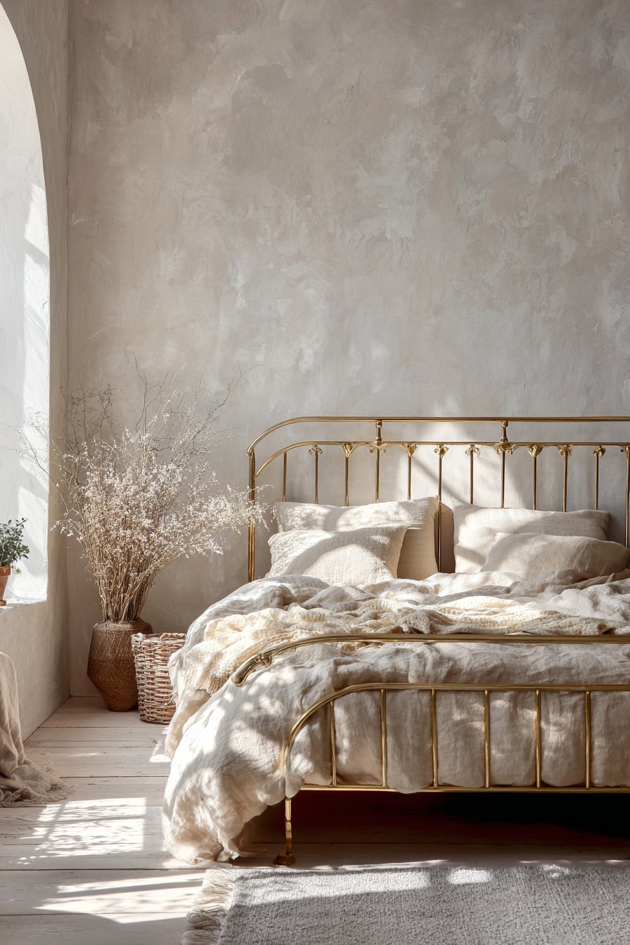 Scandinavian Warmth with Brushed Gold Elegance