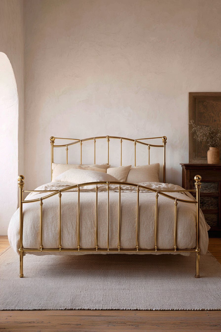 Scandinavian Warmth with Brushed Gold Elegance