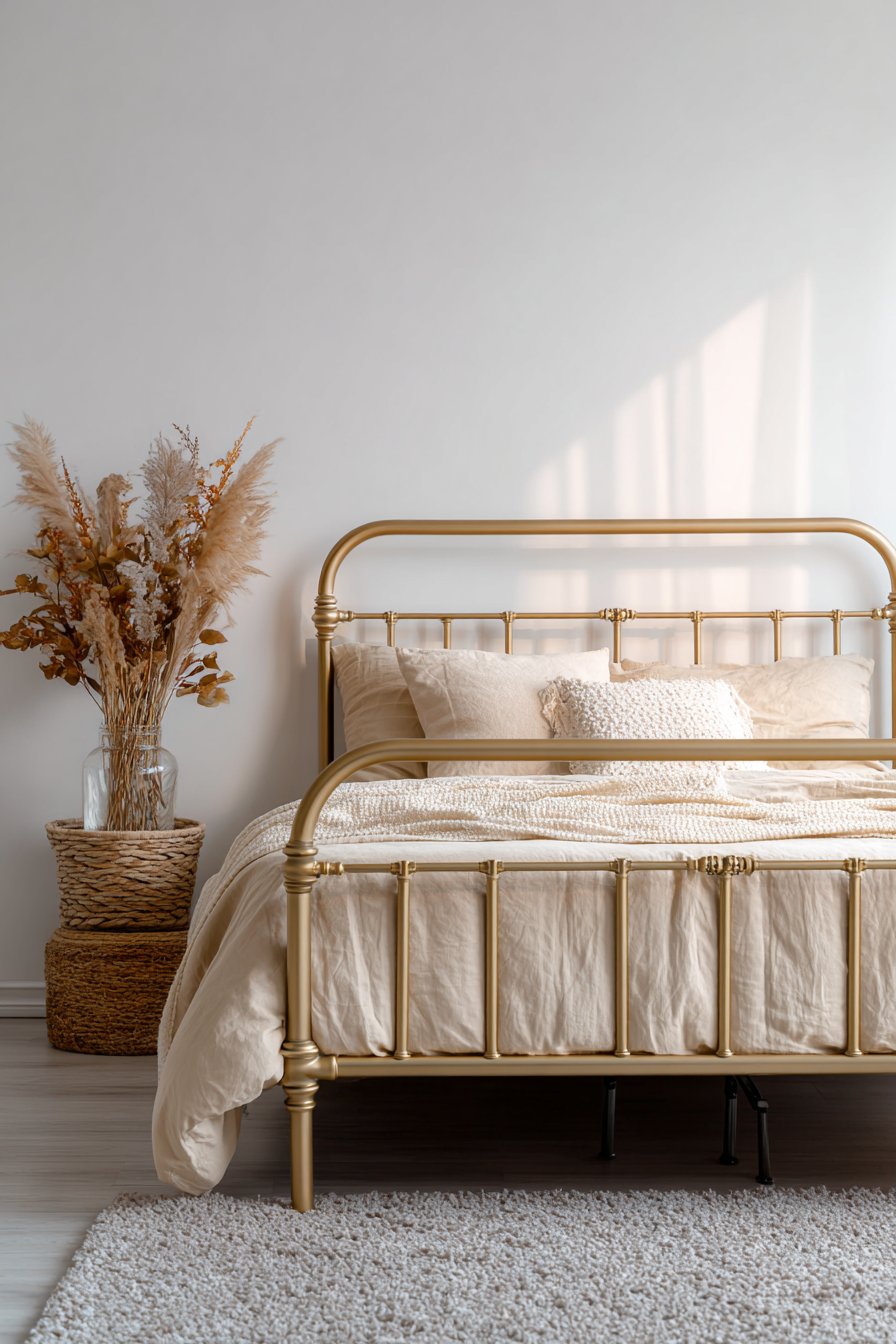Scandinavian Warmth with Brushed Gold Elegance