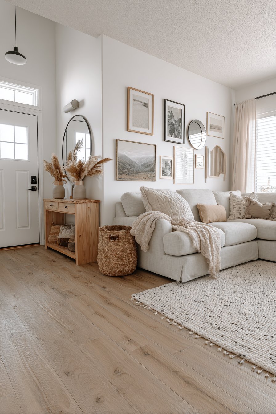 Eclectic Vintage Mirror Gallery Wall