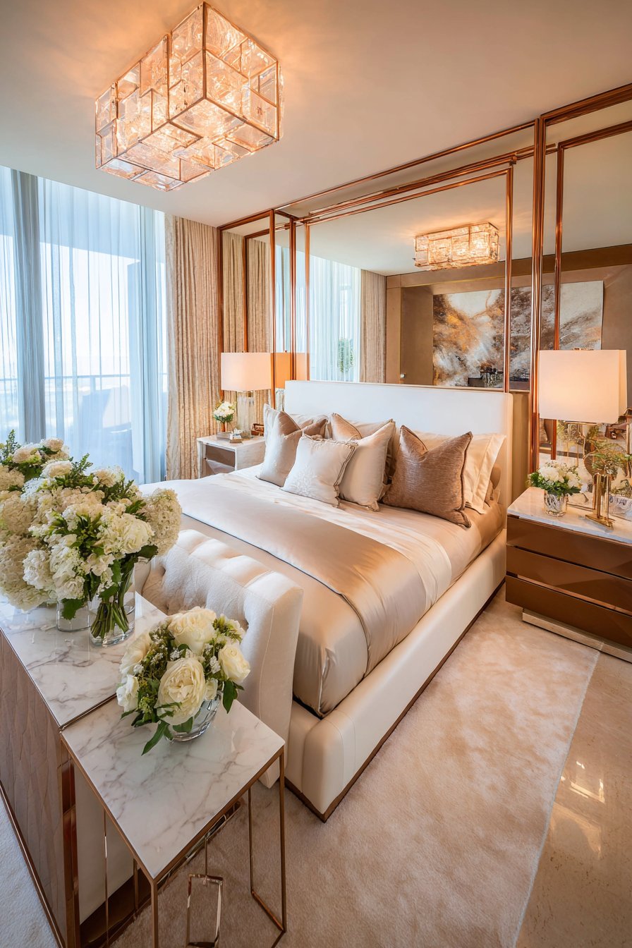 Modern Platform Sophistication with Metallic Framework