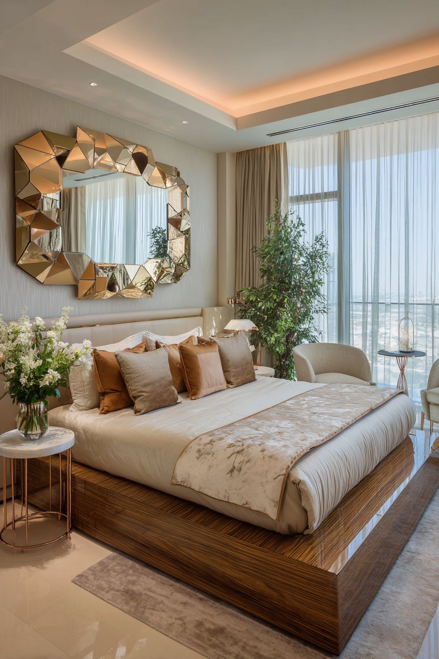 Modern Platform Sophistication with Metallic Framework