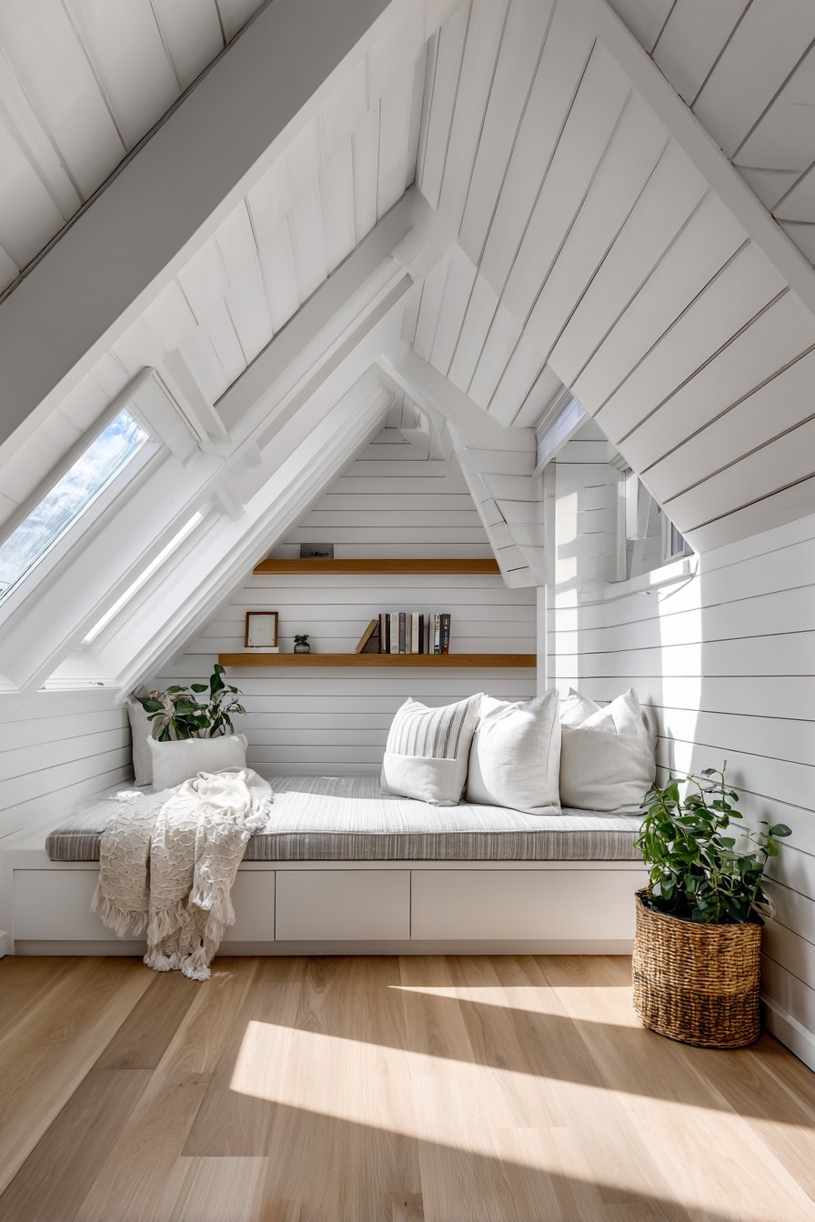 Scandinavian Simplicity with Window Seat Charm