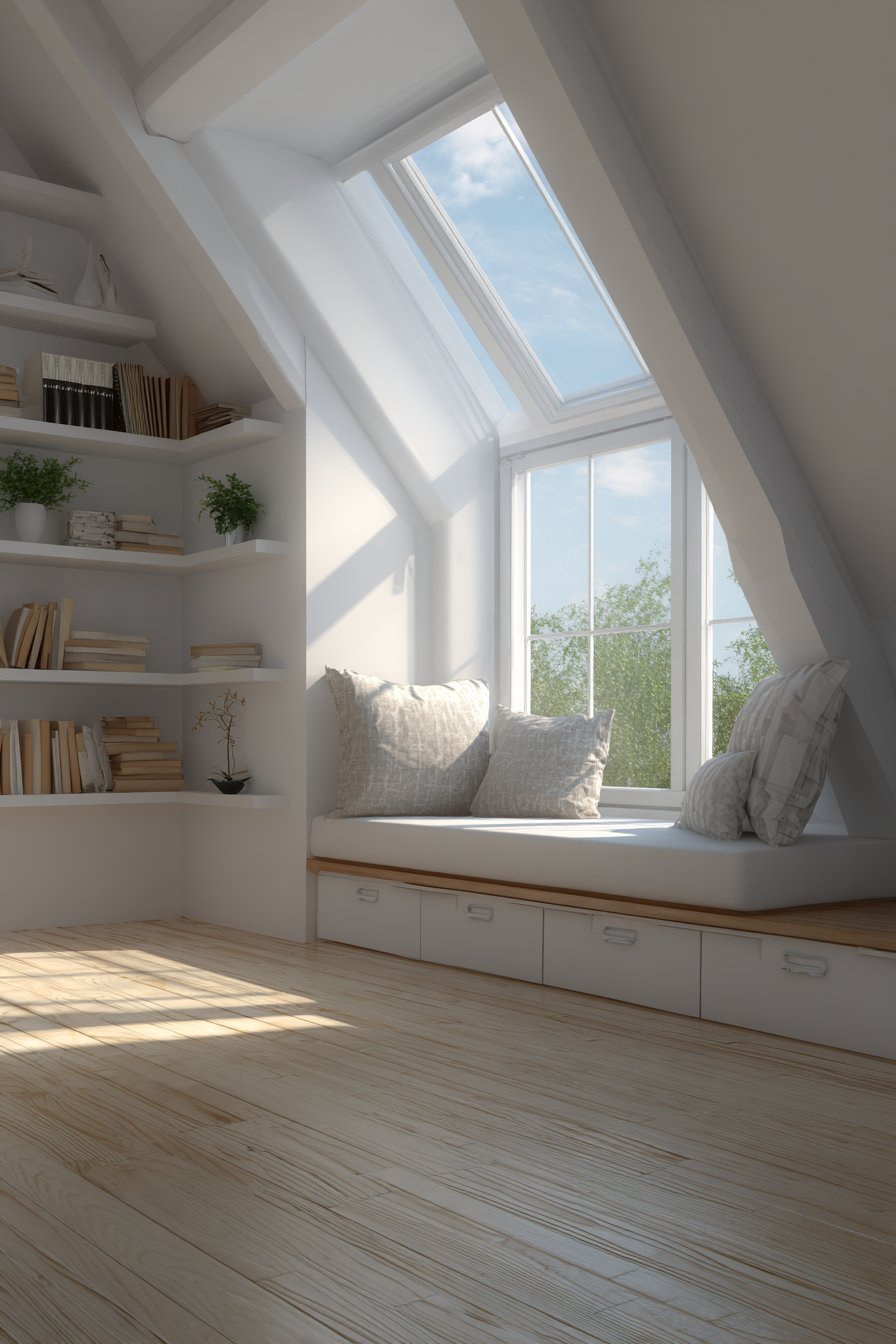 Scandinavian Simplicity with Window Seat Charm