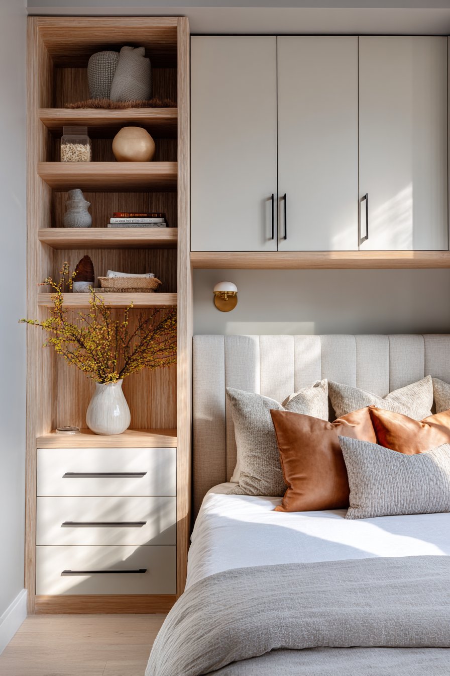 Vertical Storage Solutions with Floor-to-Ceiling Shelving