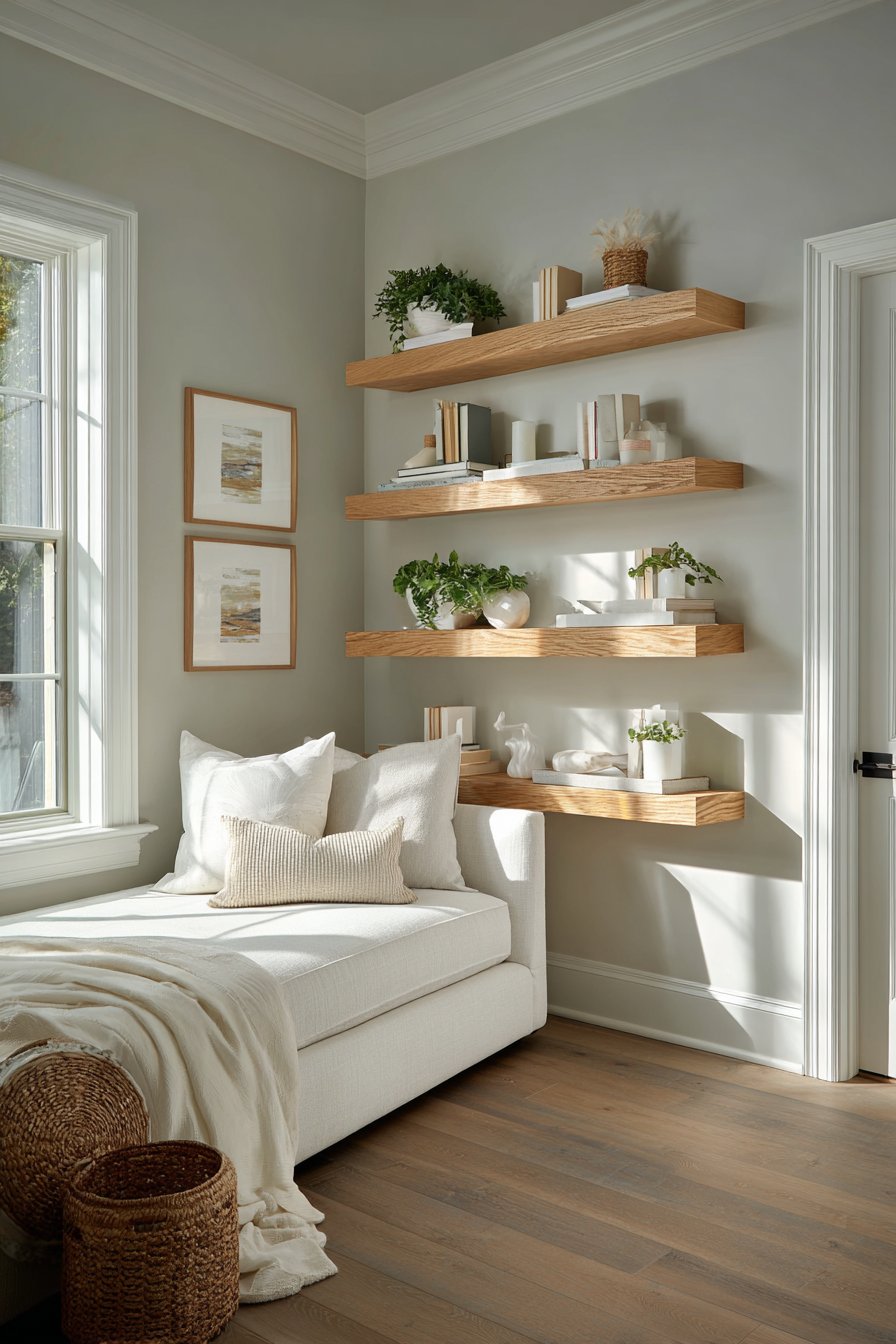 Vertical Storage Solutions with Floor-to-Ceiling Shelving