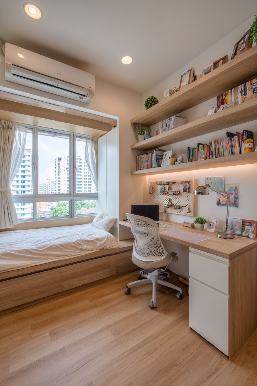 Dedicated Study Zone with Ergonomic Design