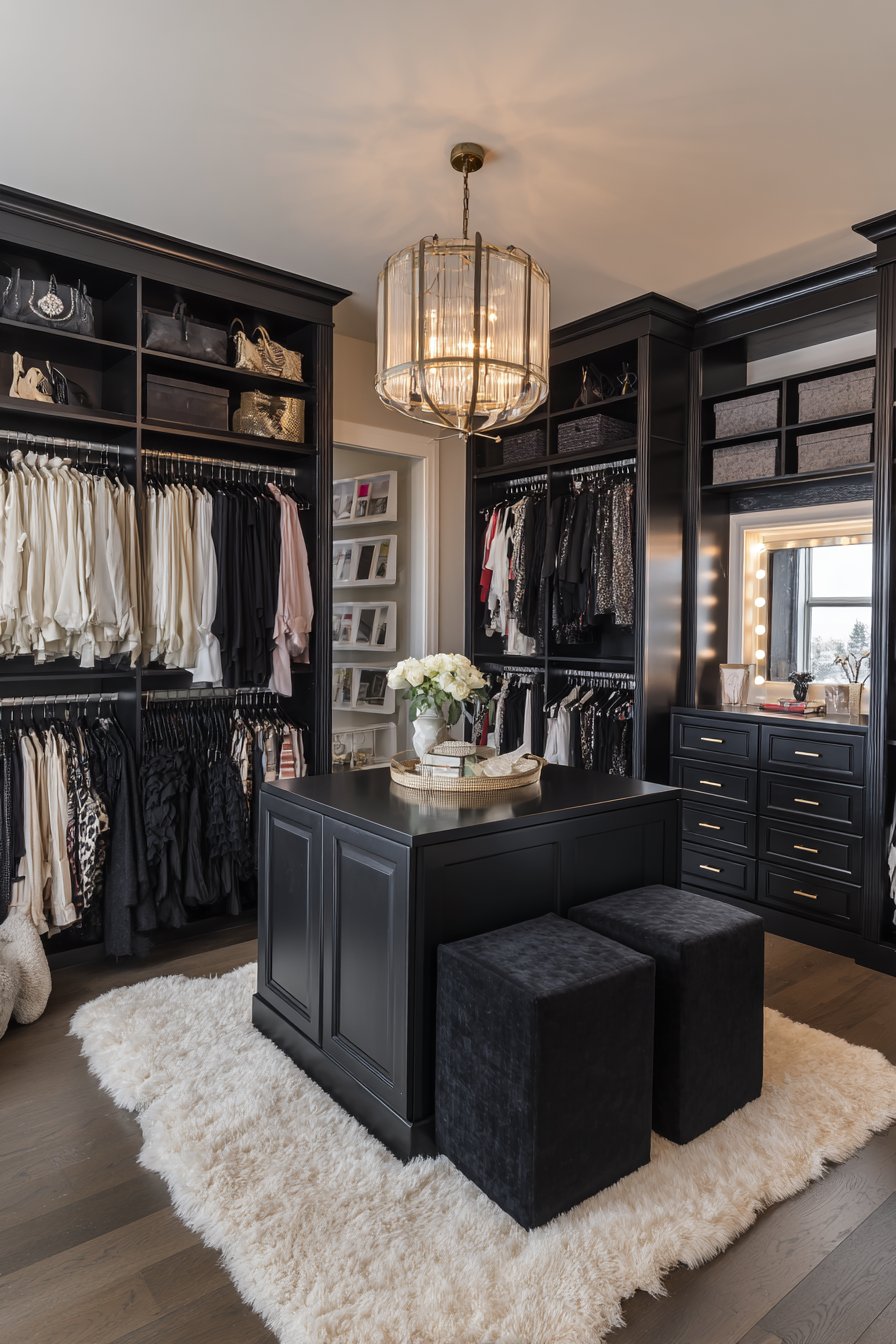 Luxury Dressing Room Organization