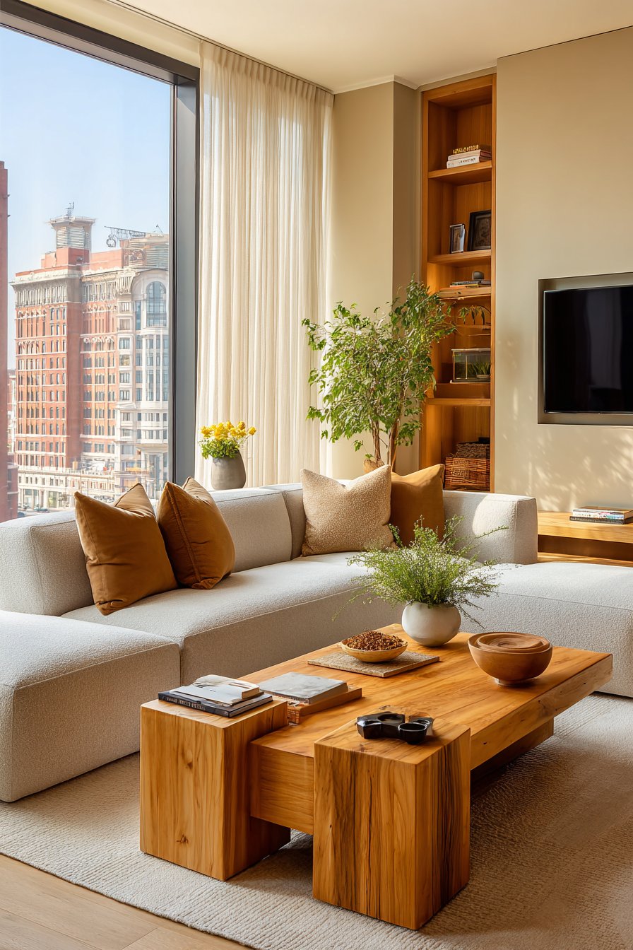 Contemporary Open-Concept Family Living Space