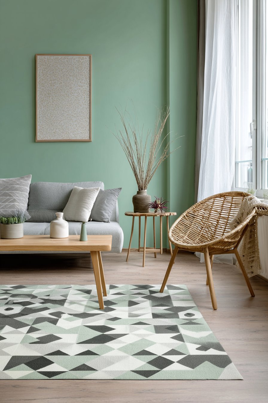 Scandinavian-Inspired Mint Serenity