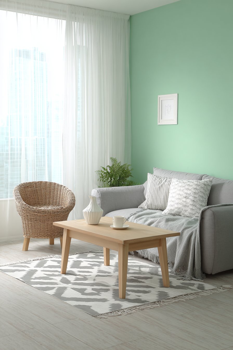 Scandinavian-Inspired Mint Serenity