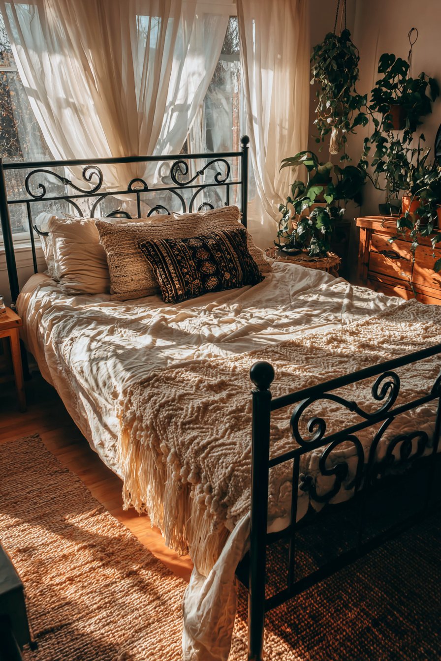 Cozy Bohemian Bedroom Sanctuary